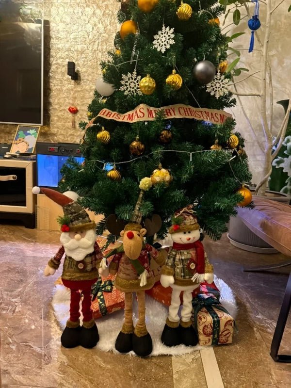 Stylish Festive Santa Claus Doll for Elegant Holiday Decoration