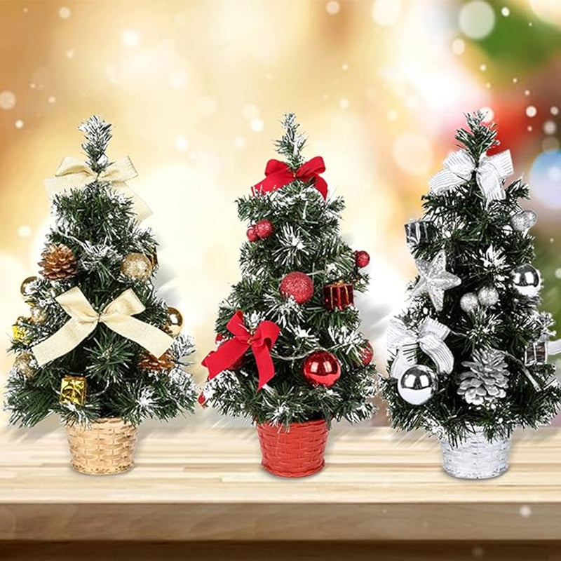 Mini Desktop Christmas Tree Decorations