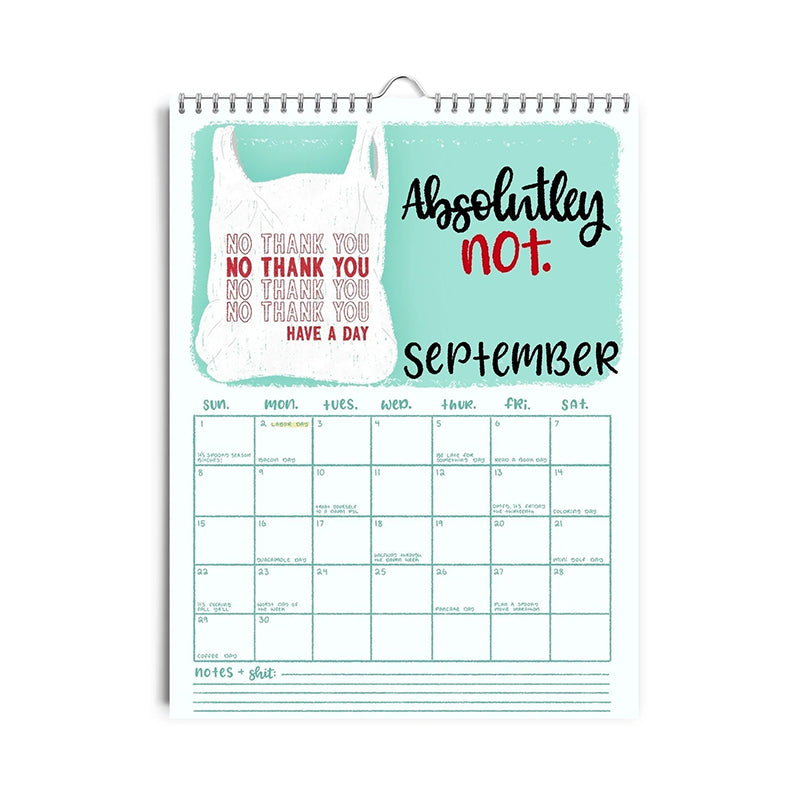 HERE WE GO AGAIN DAMN IT 2025 CALENDAR