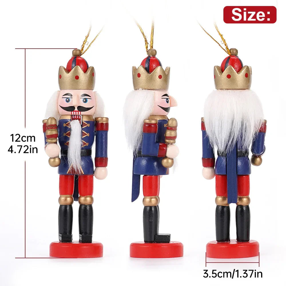 Mini Nutcracker Set | Christmas Tree Decoration 5 Pieces