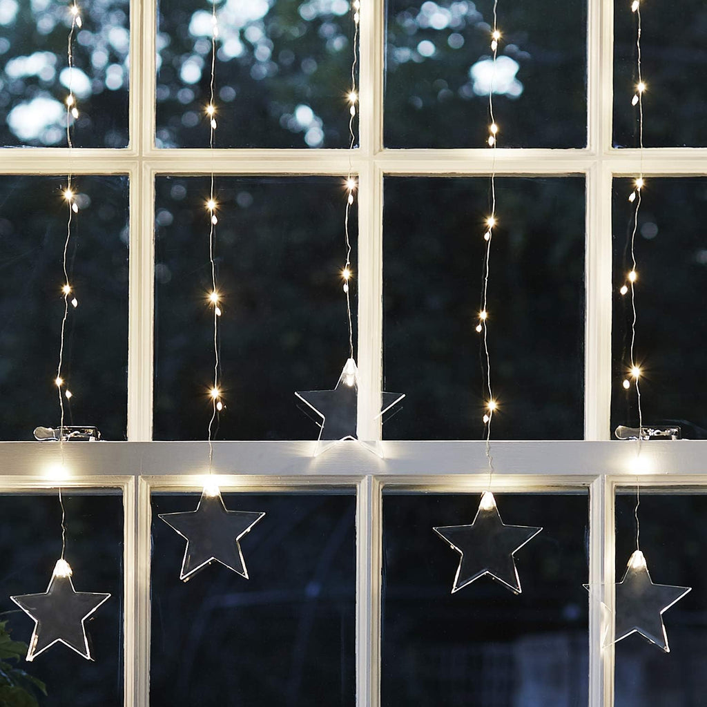 Christmas Decorations Star Window Lights