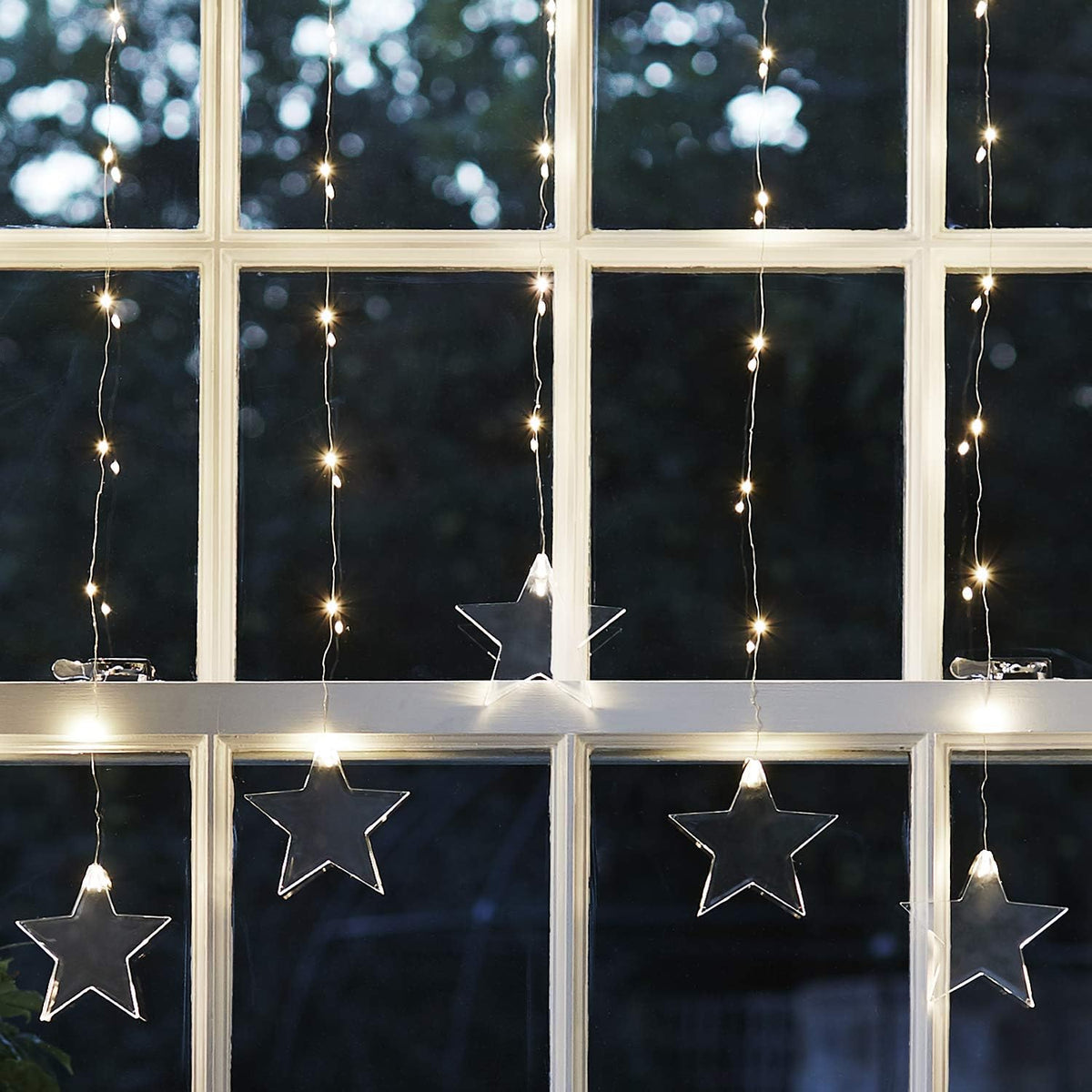 Christmas Decorations Star Window Lights