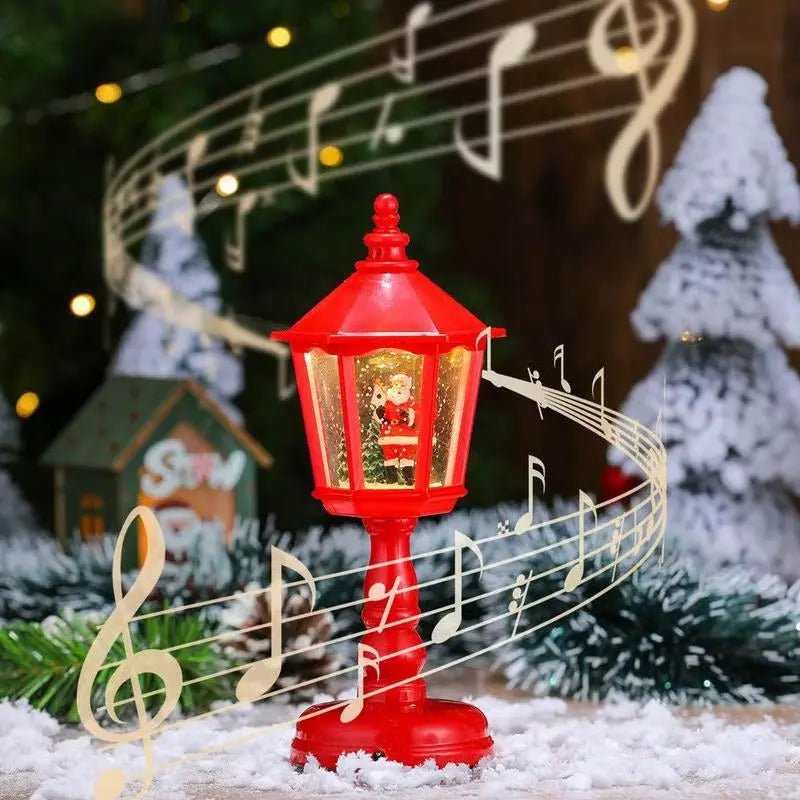Illuminated Snow Globe Lantern for Magical Christmas Decoration