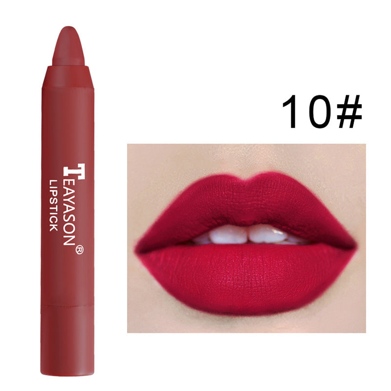 12 Colors Matte Lipstick Pencil