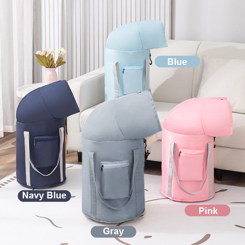 Foldable foot bath for soaking feet