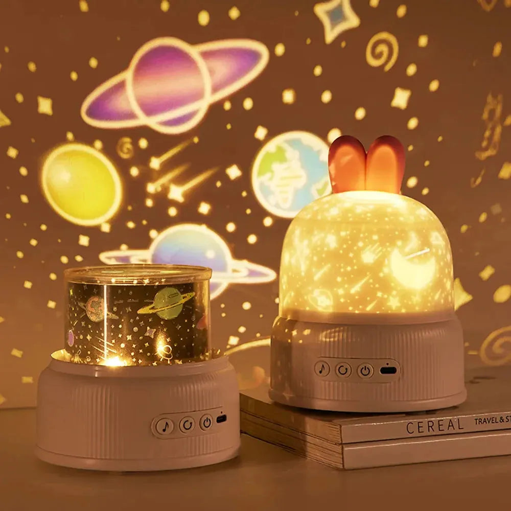 BunnyBeam Light - Casual Cute Bunny Projector Night Light for Kids