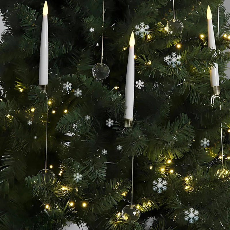 LED candle set without flame for Christmas trees & festive decorations