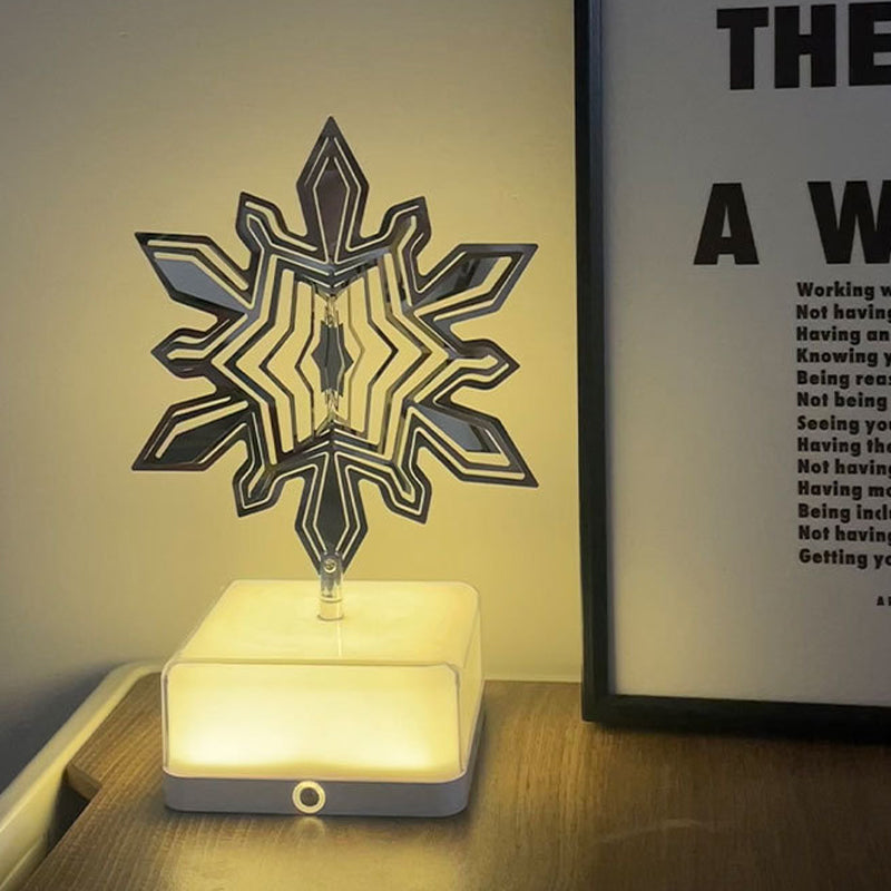 Rotating ambient light made of metal