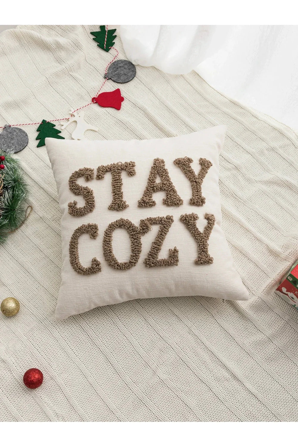 Christmas letter pillowcase