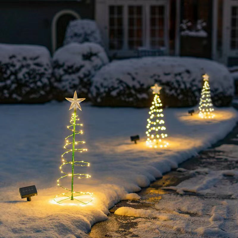 Colorful Solar LED Outdoor Christmas Tree
