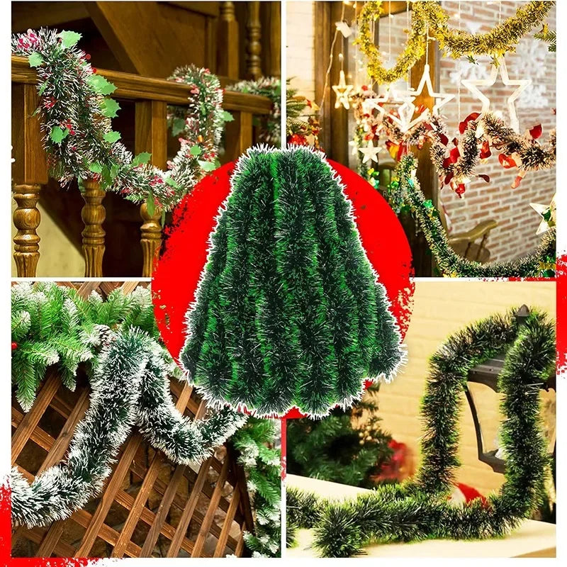 Christmas Decoration Garland – Artificial Fir Garland for Indoor and Outdoor Decoration