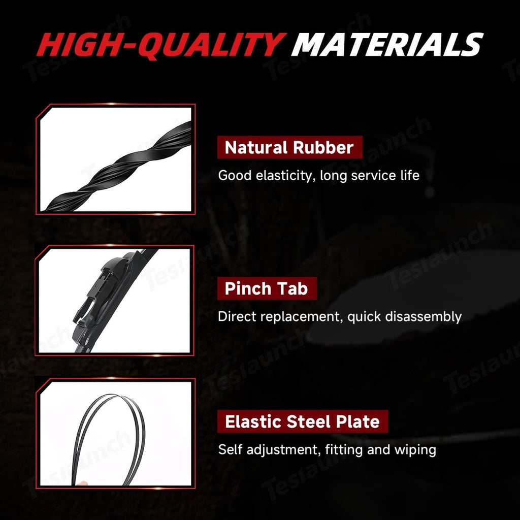 26"+20" Frameless Wiper Blades Replacement for Tesla Model Y L 2026+ (Set of 2)