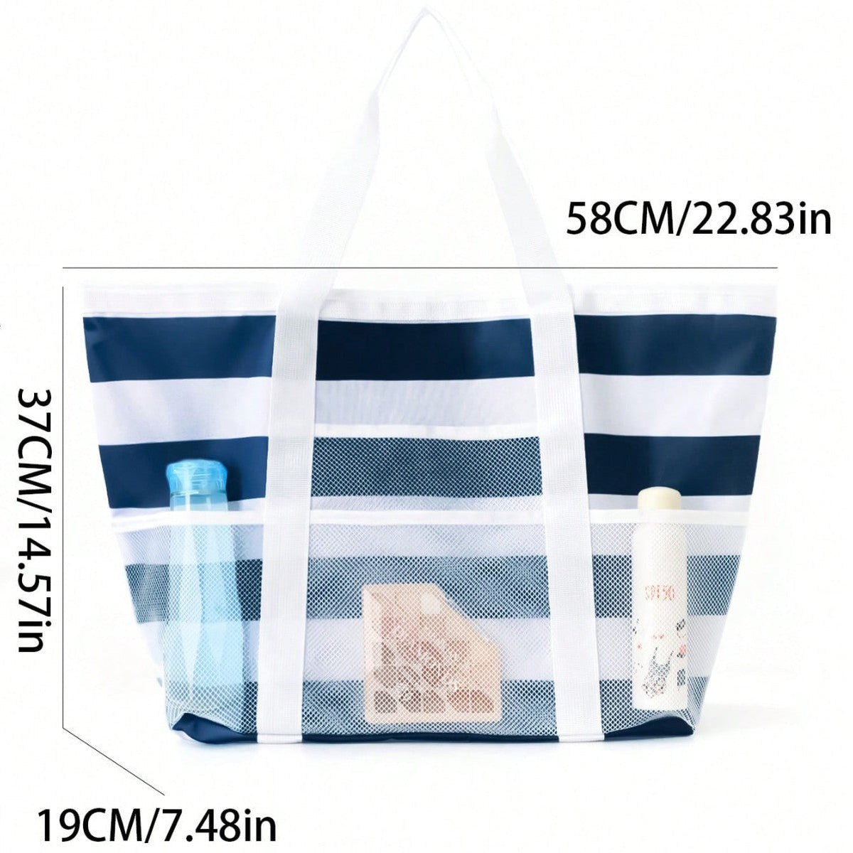 Large Beach Bag Made of Breathable Mesh Material 
Maetiva