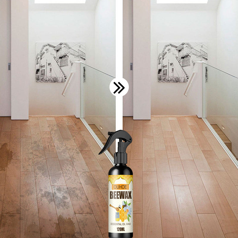 Natural micromolecular beeswax spray