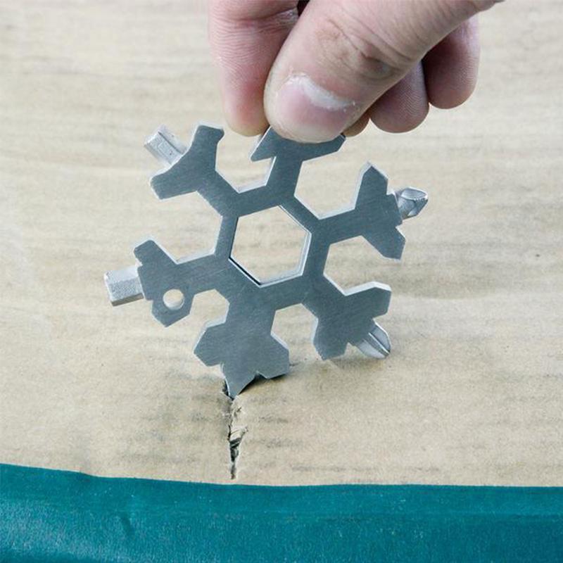 Pre-Christmas sale 18-in-1 stainless steel snowflake multi-tool