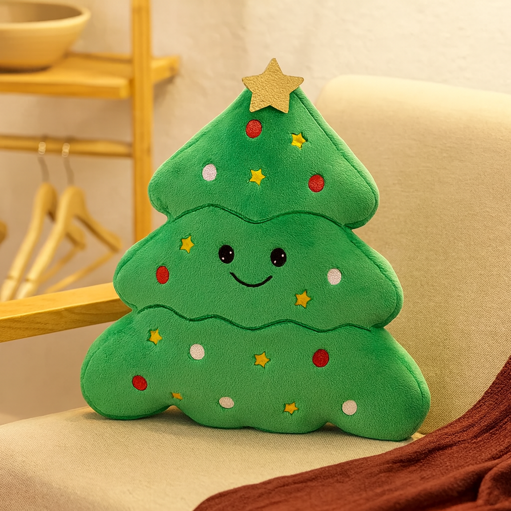 Frostvale Plush Christmas Decoration – Festive Carnival Plush Accent for Home and Gift