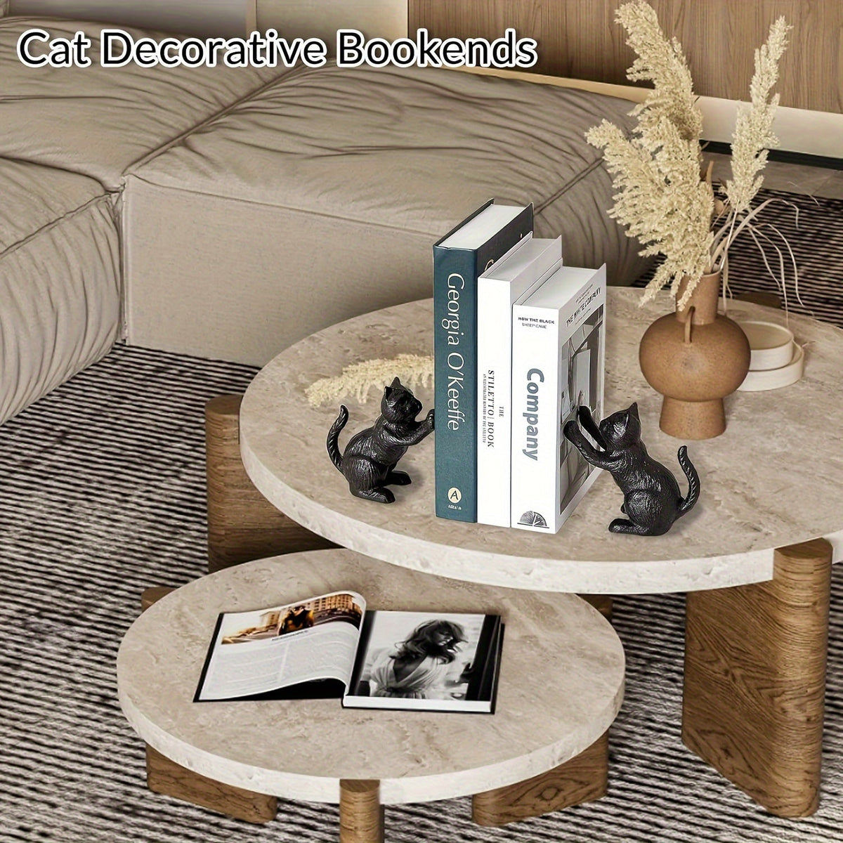 IronVintage – Timeless Cast Iron Bookends with Classic Look