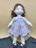 Handmade cotton Waldorf doll with accessories