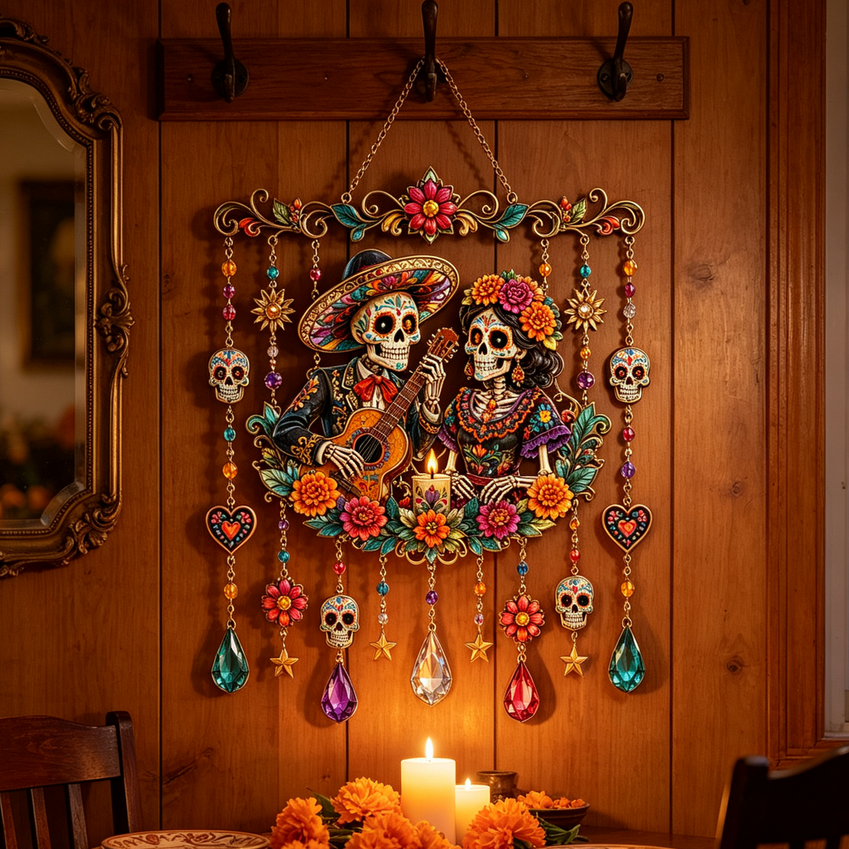 Holiday Window Suncatcher - 3 Seasonal Designs, 20 cm