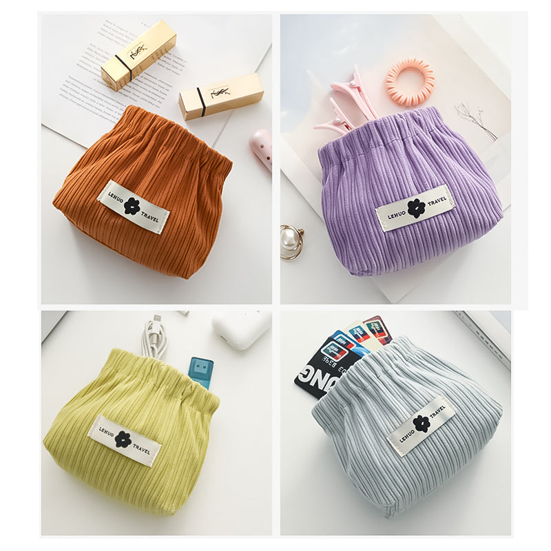 Cord cosmetic bag
