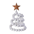 Creative Wooden DIY Twine Wooden Bead Christmas Tree decorations Ornaments