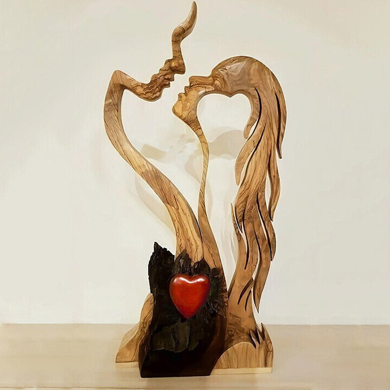 Wood decorations ornaments love forever