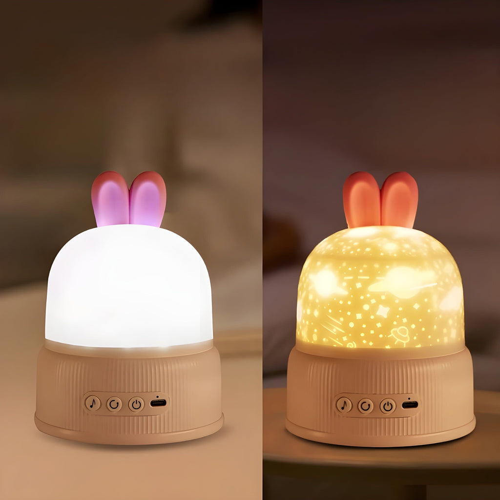 BunnyBeam Light - Casual Cute Bunny Projector Night Light for Kids