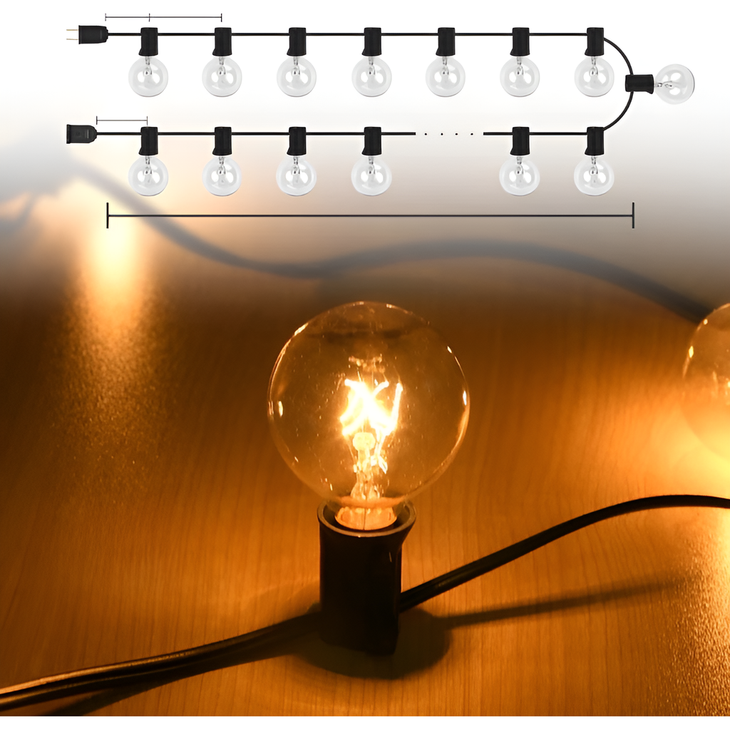 FairyFlicker String Lights - Luxurious Patio Lighting with Waterproof Protection