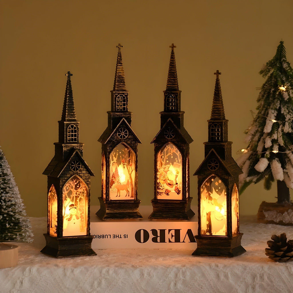 HolidayGlow Light - Modern Christmas Ornament LED Light