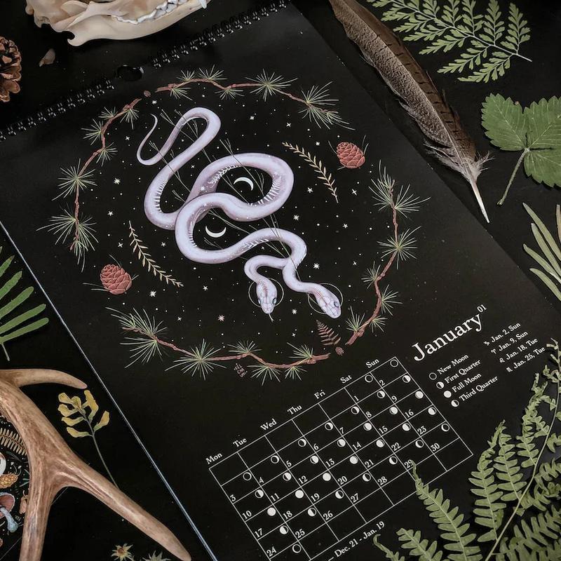 2023 Dark Forest Moon Calendar