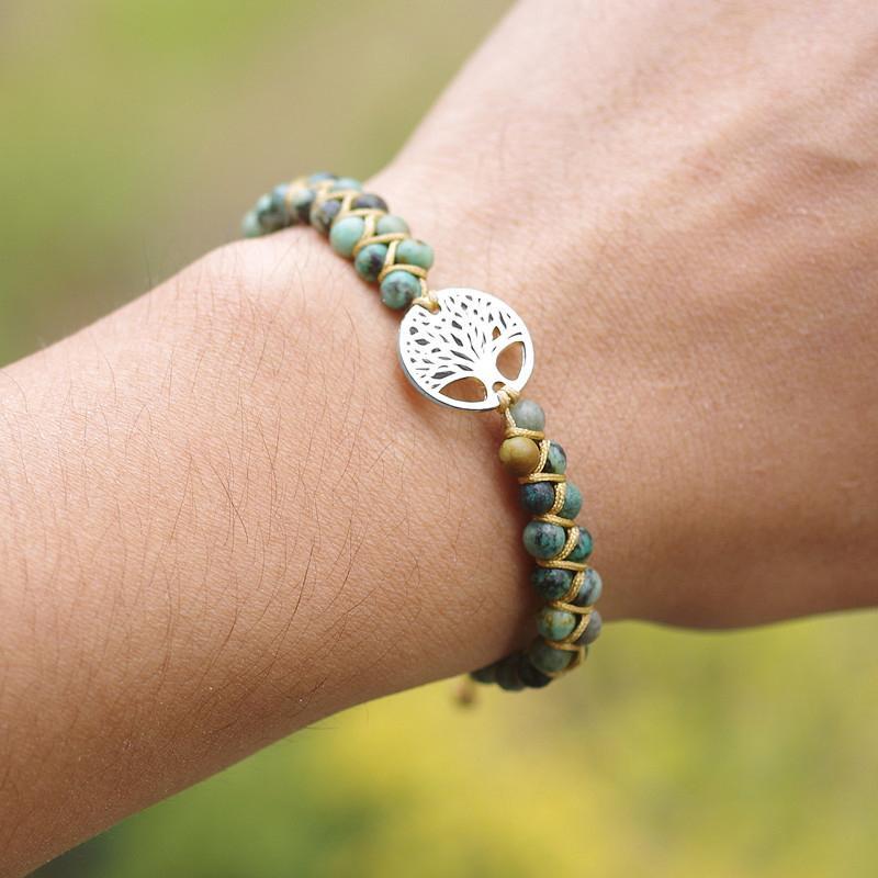 Handmade Bracelet Tree of Life Braided