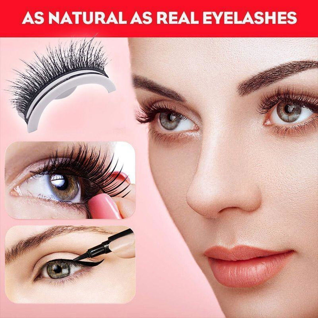 Waterproof – Reusable Self-adhesive Eyelashes