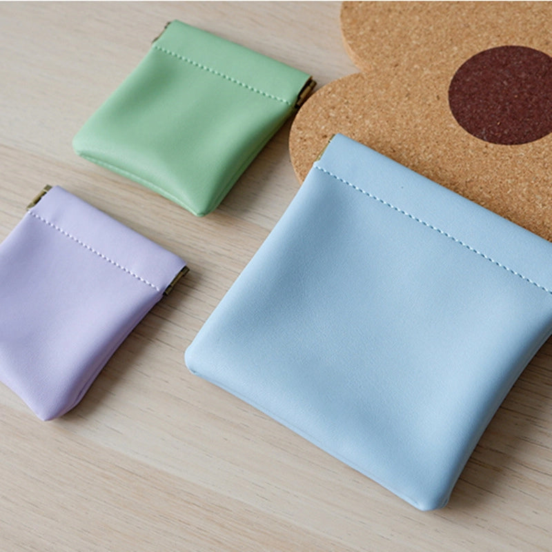Cosmetic bag made of PU leather