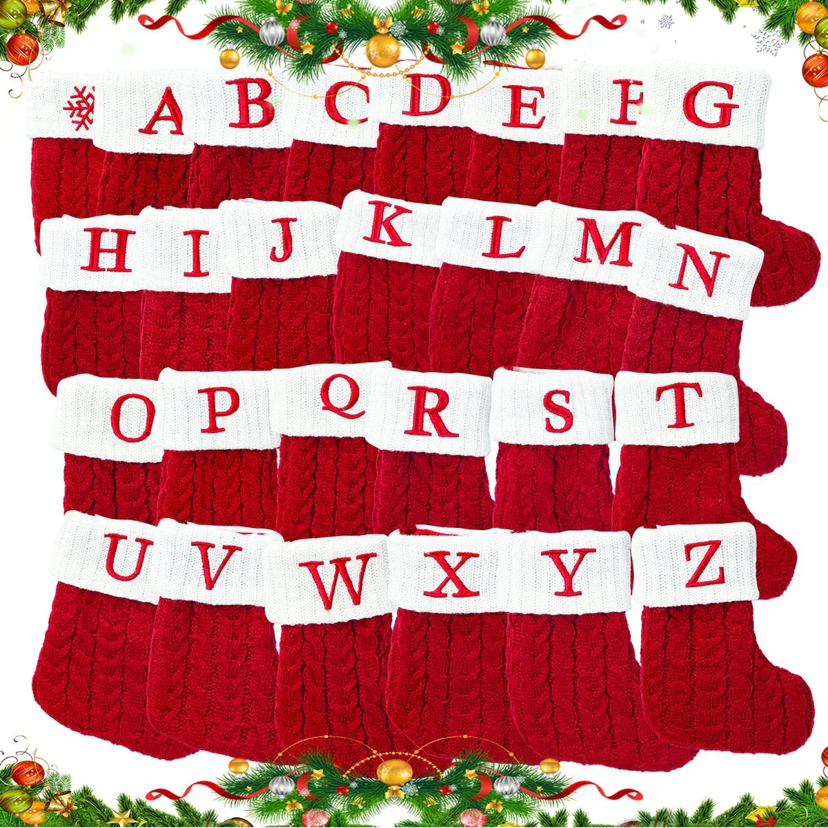 MerrySock – Unique Christmas Stocking with Name Embroidery
