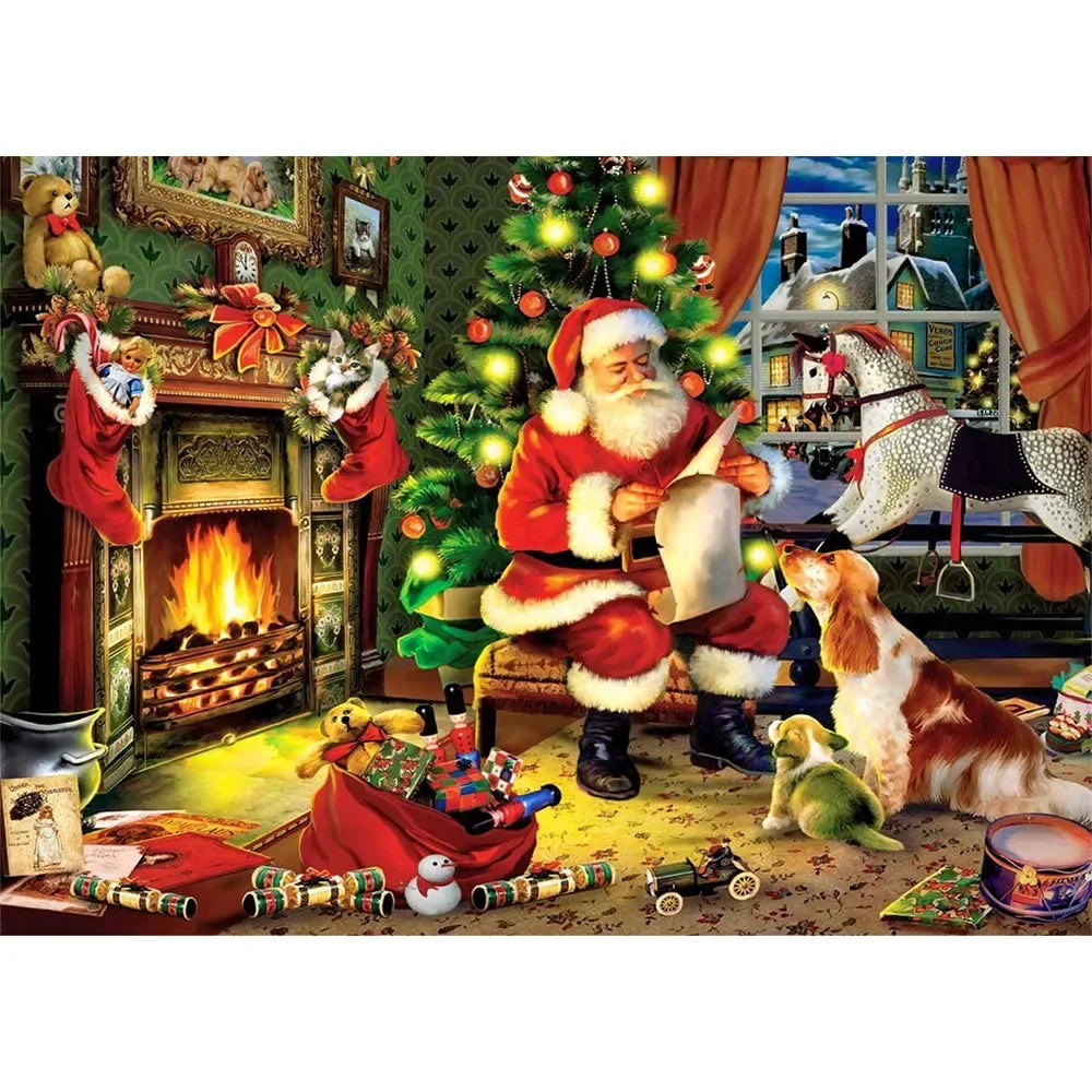 Kerstpuzzel voor Volwassenen – 1000 Stukjes Kerstthema voor Gezellige Feestdagen