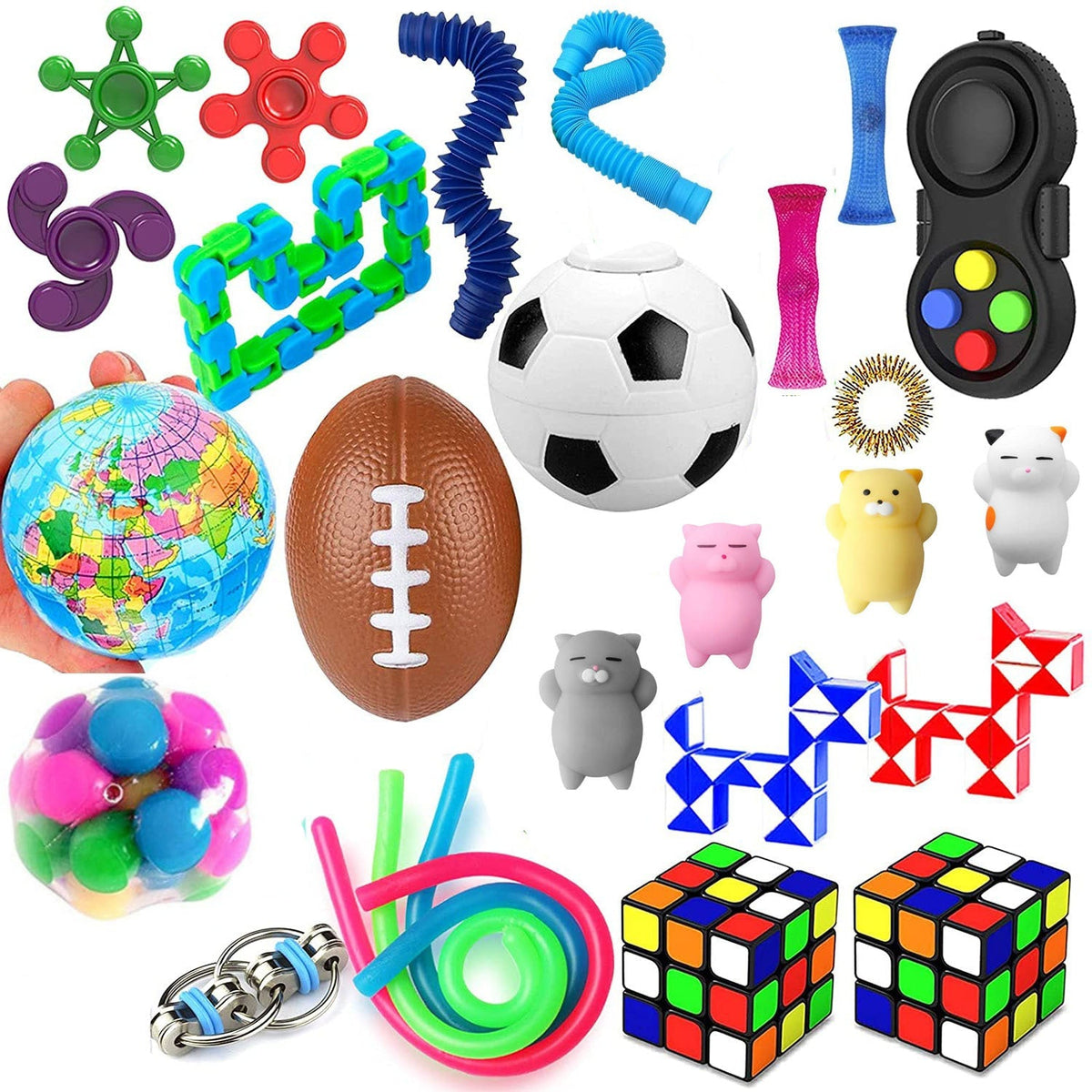 Unisex Stress Relief Toy in Christmas Tree Design