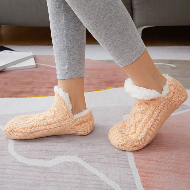 V neck Cozy Socks Slippers