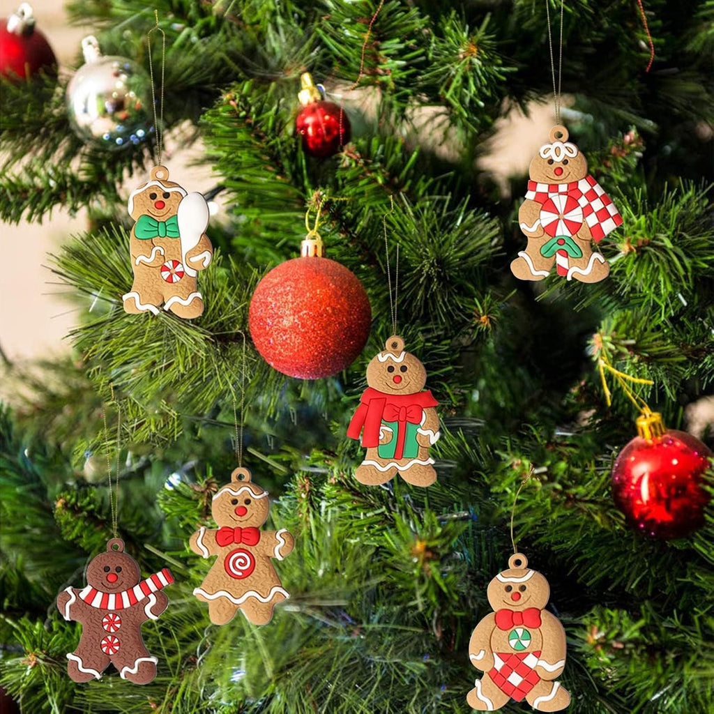 Set of 12 Gingerbread Ornaments - SweetBakes