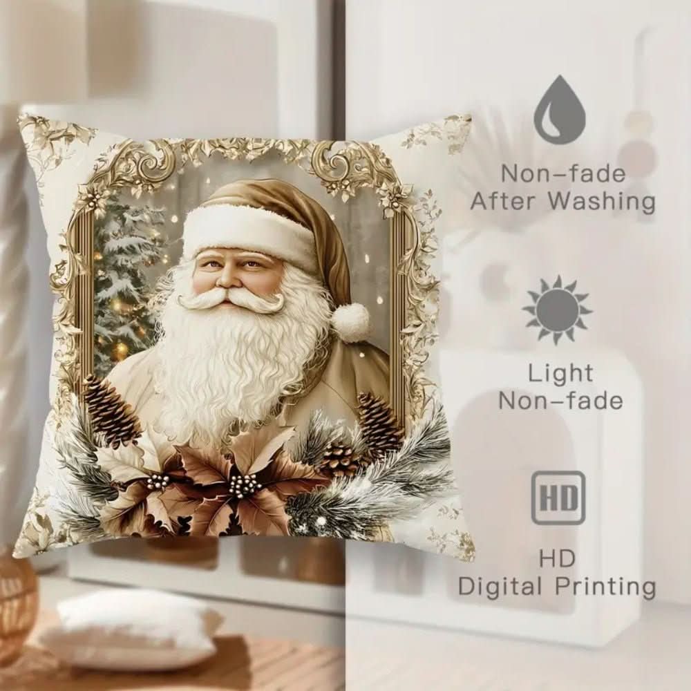 Christmas Pillow Covers with Festive Designs