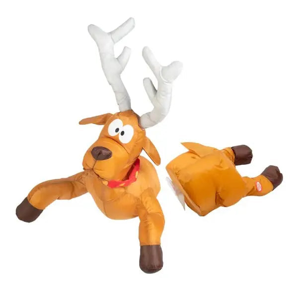 Cheerful Christmas Window Figure ClausKlap – Moving Sound-Activated Decoration