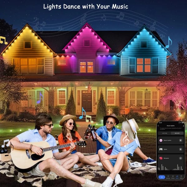 MagicGlow - Simple vibrant outdoor lighting with app control