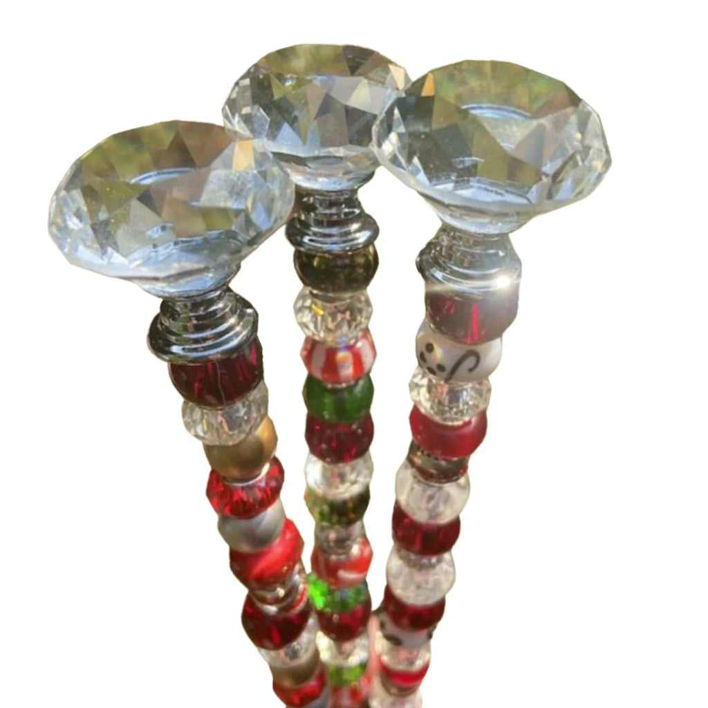 Beaded Christmas Garden Tree Stakes – Outdoor Dream Decor & Enchanting Gifts for Kids