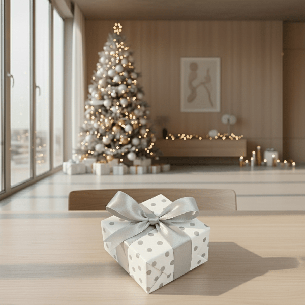 Sustainable Gift Wrap Set with Satin Ribbon for All Occasions
