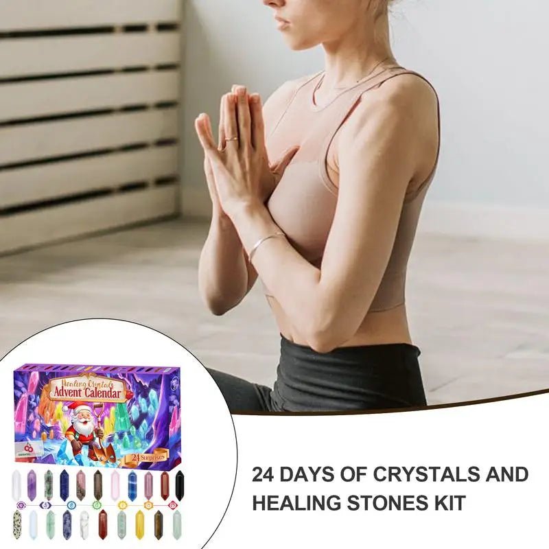 CRYSTAL ADVENT CALENDAR 2025 – 24 Unique Crystals for a Magical Christmas Countdown