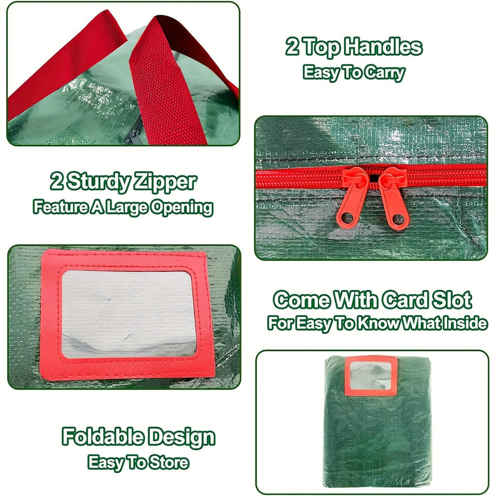 Large Storage Bag for Artificial Christmas Trees – Waterproof and Durable Polyester Model TreeTote