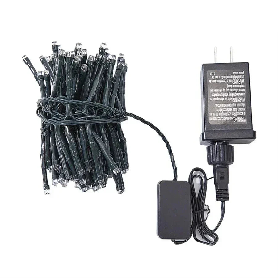 LED Sparkling String Lights for Outdoors – Weatherproof Christmas Decoration Lights