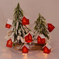 Wooden Christmas Houses with LED Lights - GlowHouse
