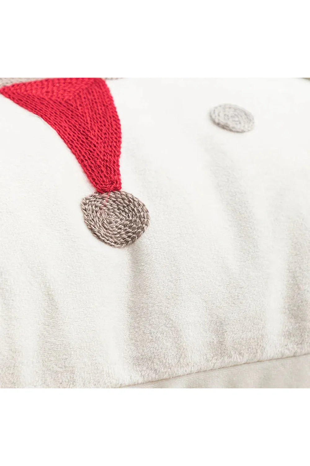 red Christmas cushion cover