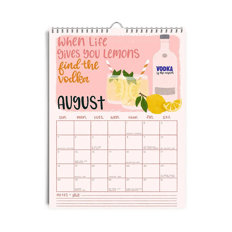 HERE WE GO AGAIN DAMN IT 2025 CALENDAR