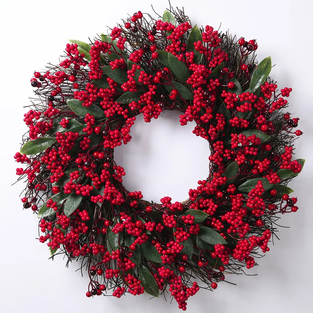 Red Berry Christmas Wreaths